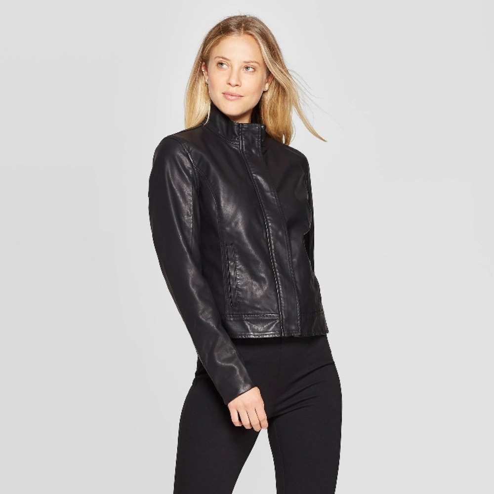 A New Day Black Faux Leather Jacket
